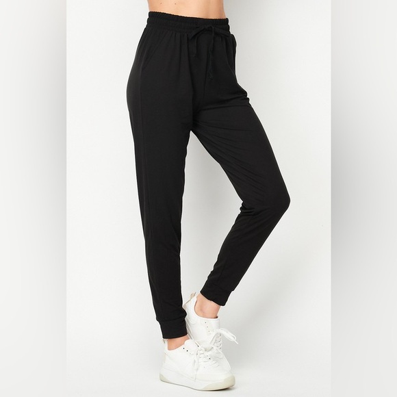 Love Poem Plus Size Navy Joggers - Picture 3 of 4